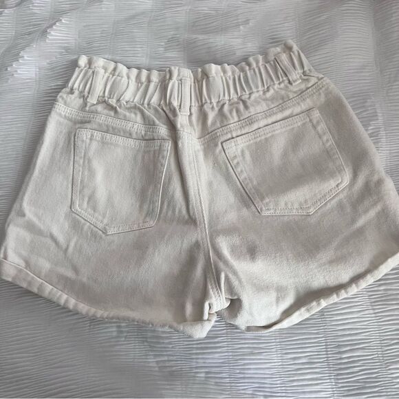 Wishlist High Waist White Denim Shorts size M - Picture 2 of 4